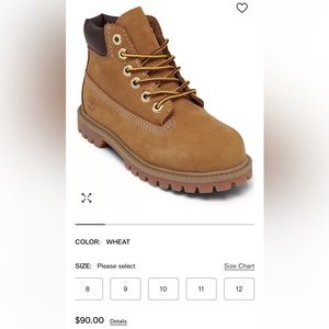 Timberland Boots, Size 12, Worn.